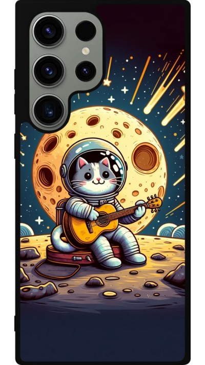 Coque Samsung Galaxy S23 Ultra - Silicone rigide noir AstroCat RockLune