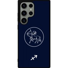 Samsung Galaxy S23 Ultra Case Hülle - Silikon schwarz Astrologie Schütze