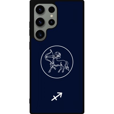 Samsung Galaxy S23 Ultra Case Hülle - Silikon schwarz Astrologie Schütze