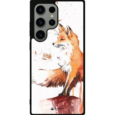 Samsung Galaxy S23 Ultra Case Hülle - Silikon schwarz Autumn 21 Fox
