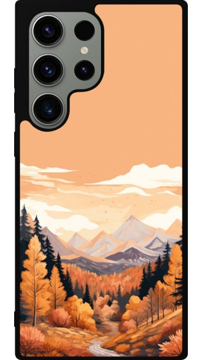 Coque Samsung Galaxy S23 Ultra - Silicone rigide noir Autumn 25 Mountains