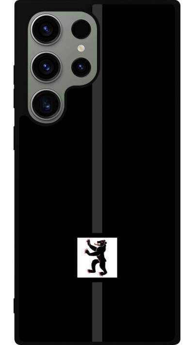 Samsung Galaxy S23 Ultra Case Hülle - Silikon schwarz Kanton AI schwarz