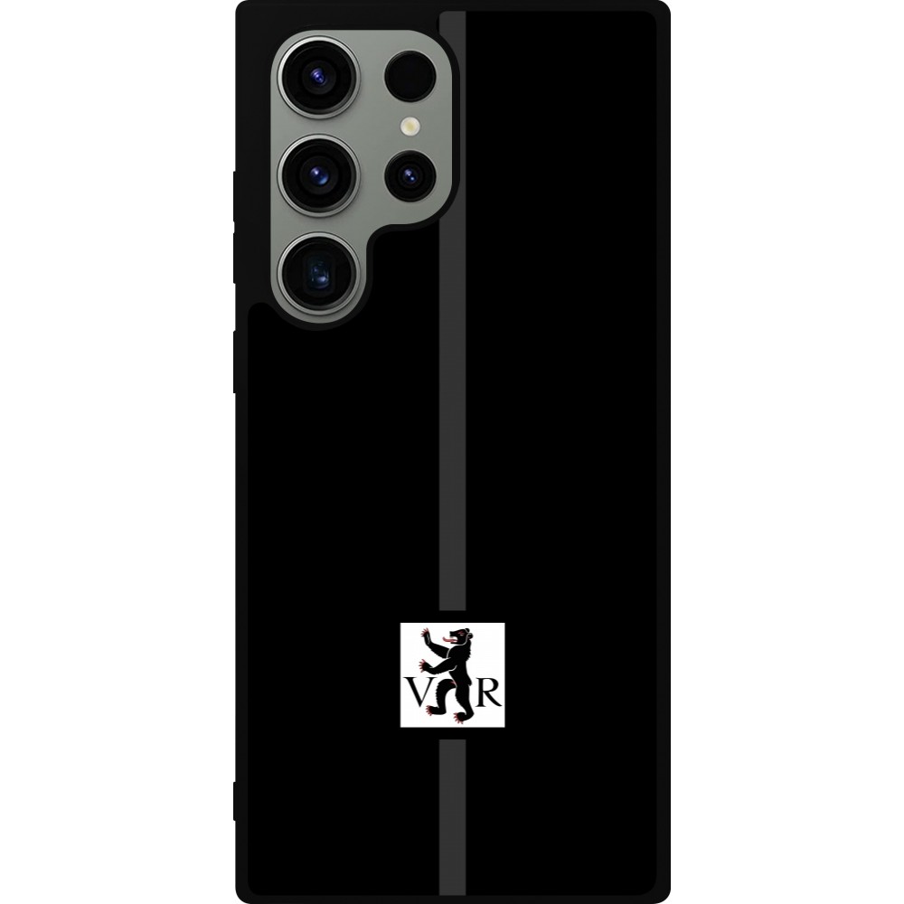Samsung Galaxy S23 Ultra Case Hülle - Silikon schwarz Kanton AR schwarz