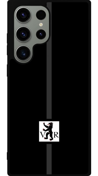 Samsung Galaxy S23 Ultra Case Hülle - Silikon schwarz Kanton AR schwarz