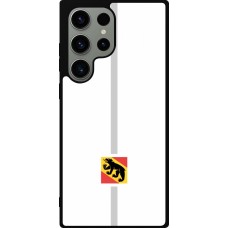 Samsung Galaxy S23 Ultra Case Hülle - Silikon schwarz Kanton BE weiss