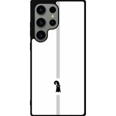 Samsung Galaxy S23 Ultra Case Hülle - Silikon schwarz Kanton BS weiss