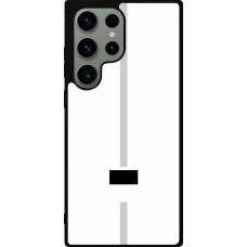 Samsung Galaxy S23 Ultra Case Hülle - Silikon schwarz Kanton FR weiss