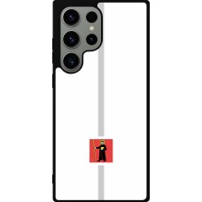 Samsung Galaxy S23 Ultra Case Hülle - Silikon schwarz Kanton GL weiss