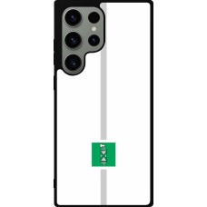Samsung Galaxy S23 Ultra Case Hülle - Silikon schwarz Kanton SG weiss