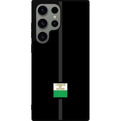 Coque Samsung Galaxy S23 Ultra - Silicone rigide noir Canton VD noir