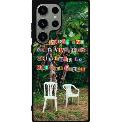 Coque Samsung Galaxy S23 Ultra - Silicone rigide noir Chairs DTMF