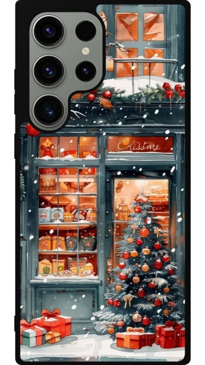 Coque Samsung Galaxy S23 Ultra - Silicone rigide noir Christmas 25 Xmas Shop