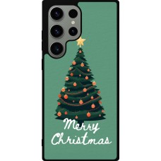 Coque Samsung Galaxy S23 Ultra - Silicone rigide noir Christmas 25 Xmas Tree