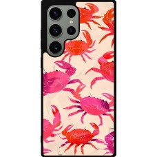 Coque Samsung Galaxy S23 Ultra - Silicone rigide noir Crabs Paint
