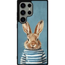 Samsung Galaxy S23 Ultra Case Hülle - Silikon schwarz Easter 2026 Rabbit navy