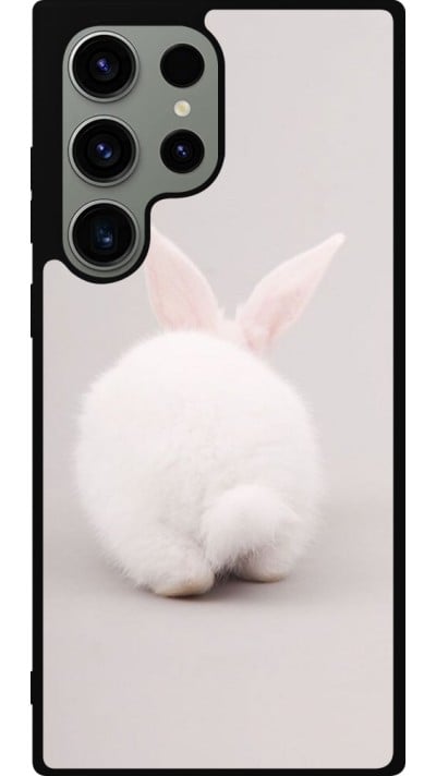 Coque Samsung Galaxy S23 Ultra - Silicone rigide noir Easter 2024 bunny butt