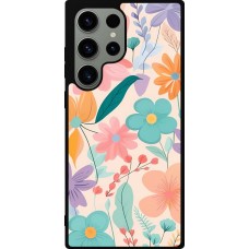 Coque Samsung Galaxy S23 Ultra - Silicone rigide noir Easter 2024 spring flowers