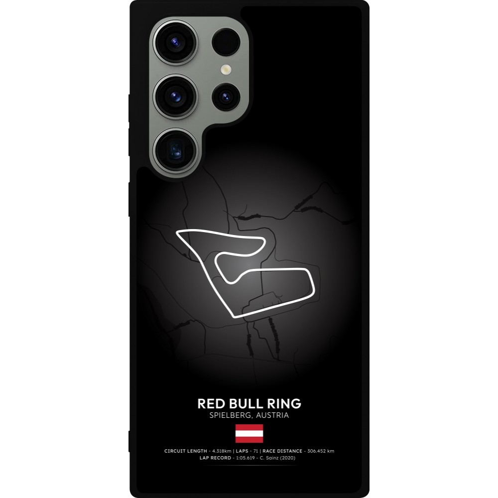 Coque Samsung Galaxy S23 Ultra - Silicone rigide noir F1 Track 2025 Austria