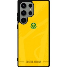 Coque Samsung Galaxy S23 Ultra - Silicone rigide noir Maillot de football Afrique du Sud 2026 personnalisable