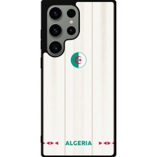 Coque Samsung Galaxy S23 Ultra - Silicone rigide noir Maillot de football Algérie 2026 personnalisable