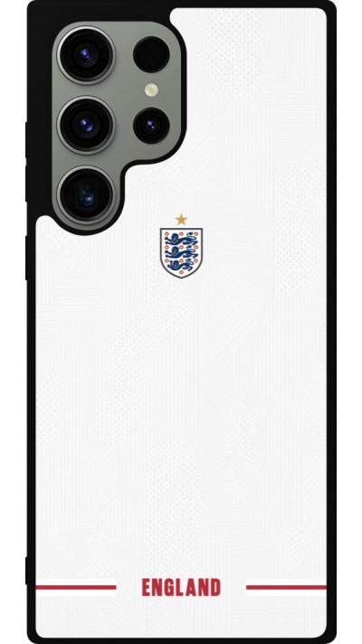 Coque Samsung Galaxy S23 Ultra - Silicone rigide noir Maillot de football Angleterre 2026 personnalisable