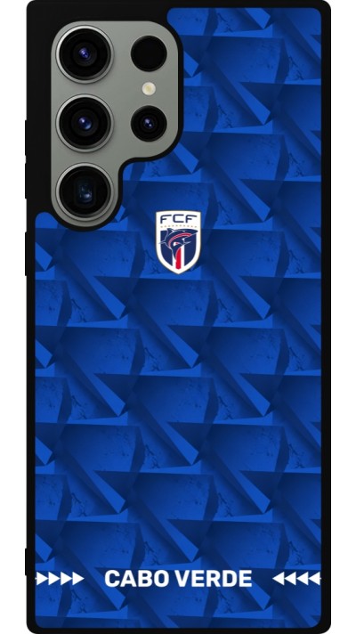 Samsung Galaxy S23 Ultra Case Hülle - Silikon schwarz Kap Verde 2026 personalisierbares Fussballtrikot