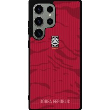 Samsung Galaxy S23 Ultra Case Hülle - Silikon schwarz Südkorea 2026 personalisierbares Fussballtrikot