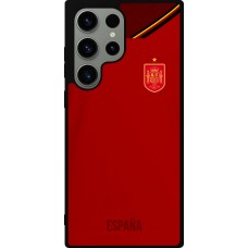 Samsung Galaxy S23 Ultra Case Hülle - Silikon schwarz Spanien 2022 personalisierbares Fußballtrikot