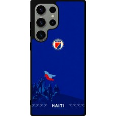 Coque Samsung Galaxy S23 Ultra - Silicone rigide noir Maillot de football Haiti 2026 personnalisable