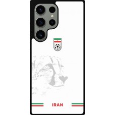 Coque Samsung Galaxy S23 Ultra - Silicone rigide noir Maillot de football Iran 2026 personnalisable