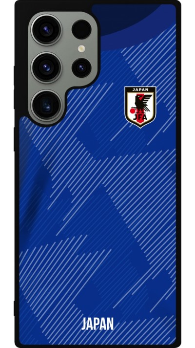 Samsung Galaxy S23 Ultra Case Hülle - Silikon schwarz Japan 2022 personalisierbares Fussballtrikot