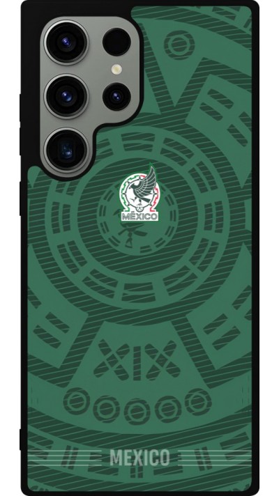 Samsung Galaxy S23 Ultra Case Hülle - Silikon schwarz Mexiko 2026 personalisierbares Fussballtrikot