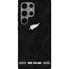 Coque Samsung Galaxy S23 Ultra - Silicone rigide noir Maillot de football Nouvelle-Zélande 2026 personnalisable