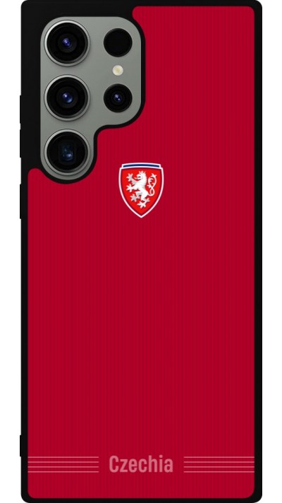 Samsung Galaxy S23 Ultra Case Hülle - Silikon schwarz Tschechische Republik 2026 personalisierbares Fussballtrikot