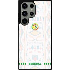 Coque Samsung Galaxy S23 Ultra - Silicone rigide noir Maillot de football Sénégal 2026 personnalisable