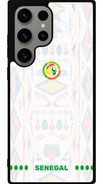 Samsung Galaxy S23 Ultra Case Hülle - Silikon schwarz Senegal 2026 personalisierbares Fussballtrikot