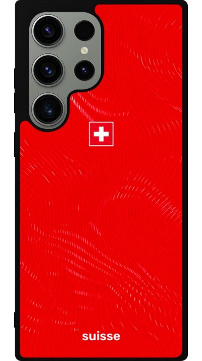Samsung Galaxy S23 Ultra Case Hülle - Silikon schwarz Schweiz 2026 personalisierbares Fussballtrikot