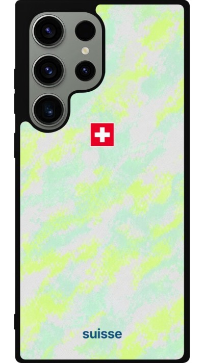 Samsung Galaxy S23 Ultra Case Hülle - Silikon schwarz Schweiz Away 2026 personalisierbares Fussballtrikot