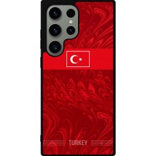 Coque Samsung Galaxy S23 Ultra - Silicone rigide noir Maillot de football Turquie 2026 personnalisable