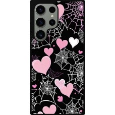 Coque Samsung Galaxy S23 Ultra - Silicone rigide noir Halloween 2024 girly