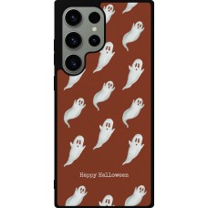 Coque Samsung Galaxy S23 Ultra - Silicone rigide noir Halloween 2025 Pattern of ghosts