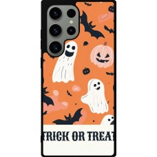 Samsung Galaxy S23 Ultra Case Hülle - Silikon schwarz Halloween 2025 Trick or treat