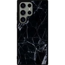 Coque Samsung Galaxy S23 Ultra - Silicone rigide noir Marble Black 01