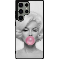 Coque Samsung Galaxy S23 Ultra - Silicone rigide noir Marilyn Bubble
