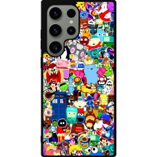 Coque Samsung Galaxy S23 Ultra - Silicone rigide noir Mixed cartoons