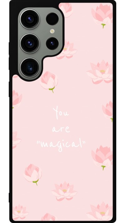 Samsung Galaxy S23 Ultra Case Hülle - Silikon schwarz Mom 2023 your are magical