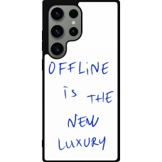 Coque Samsung Galaxy S23 Ultra - Silicone rigide noir Offline is the new luxury