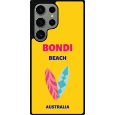 Samsung Galaxy S23 Ultra Case Hülle - Silikon schwarz Pop Summer Destination Bondi