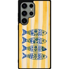 Samsung Galaxy S23 Ultra Case Hülle - Silikon schwarz Portuguese fish 2026