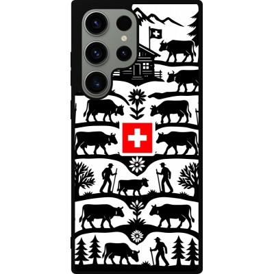 Samsung Galaxy S23 Ultra Case Hülle - Silikon schwarz Poya Schweiz 3